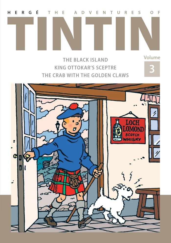 The Adventures of Tintin Volume 3, anglická kniha - komiks