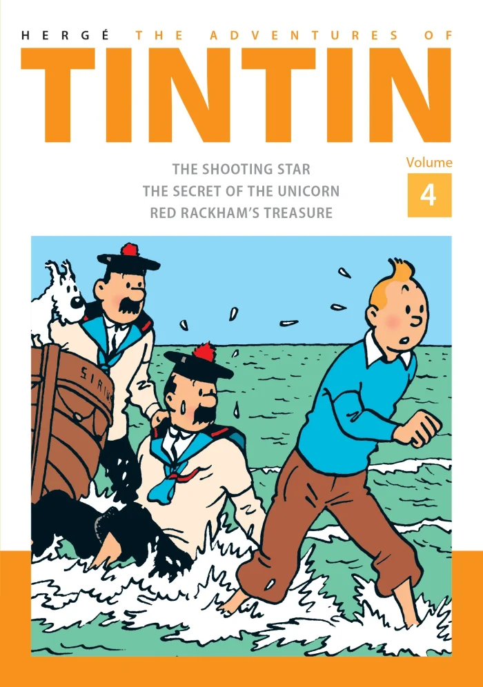 The Adventures of Tintin Volume 4, anglická kniha - komiks