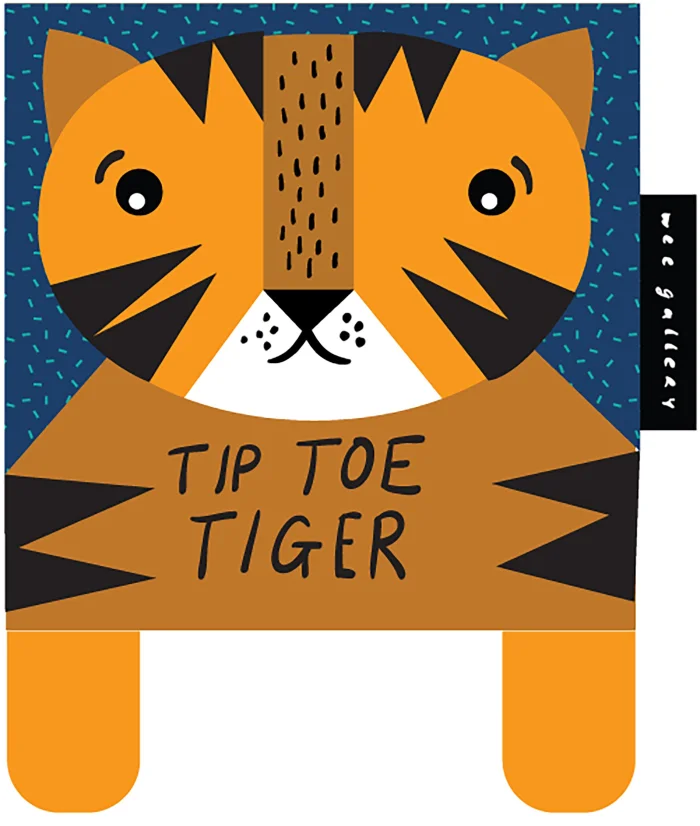 Tip Toe Tiger, látková kniha