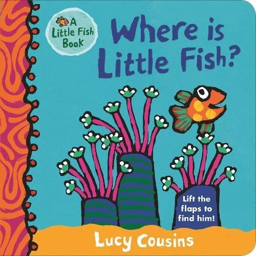 Where Is Little Fish?, anglická kniha - leporelo