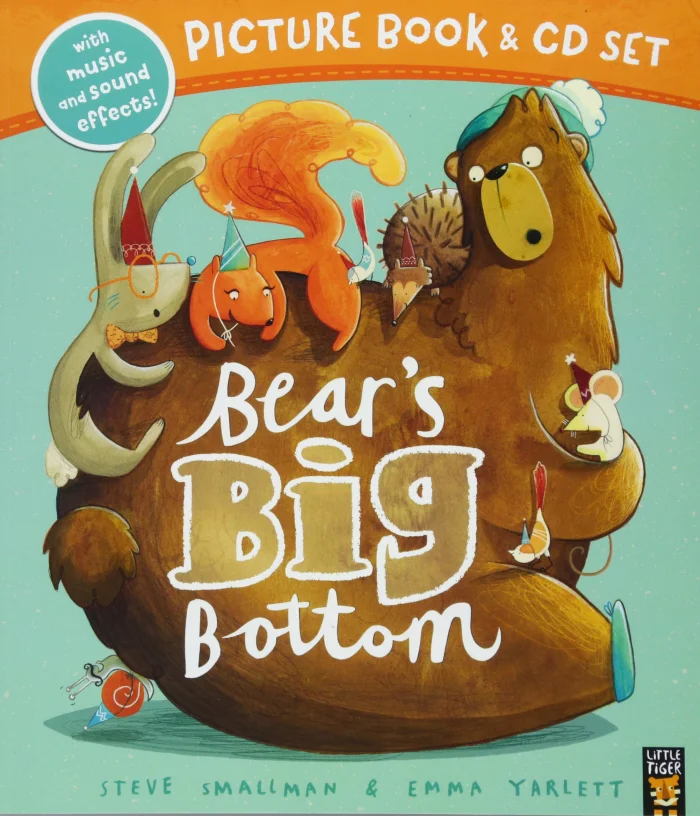 Bear's Big Bottom, anglická kniha s CD