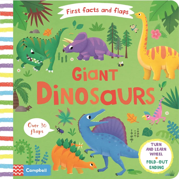 Giant Dinosaurs, anglická kniha - leporelo