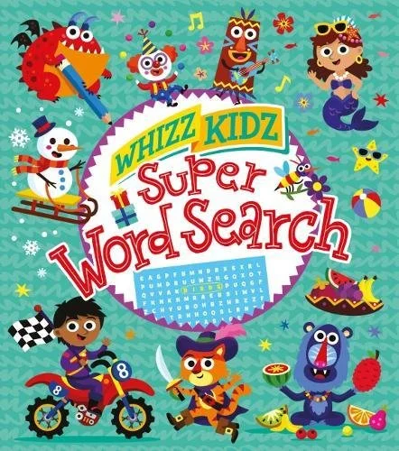 Whizz Kidz: Super Word Search, anglická kniha