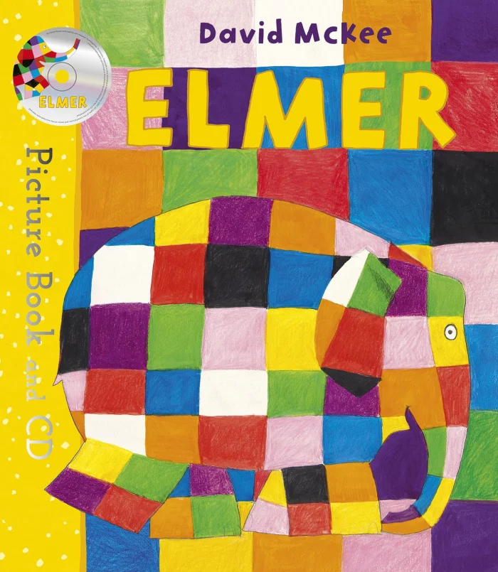 Elmer, anglická kniha s CD