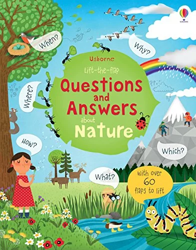 Lift the Flap Questions and Answers About Nature, anglická kniha-leporelo