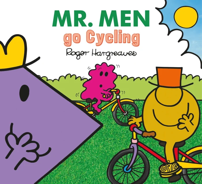 Mr. Men go Cycling, anglická kniha