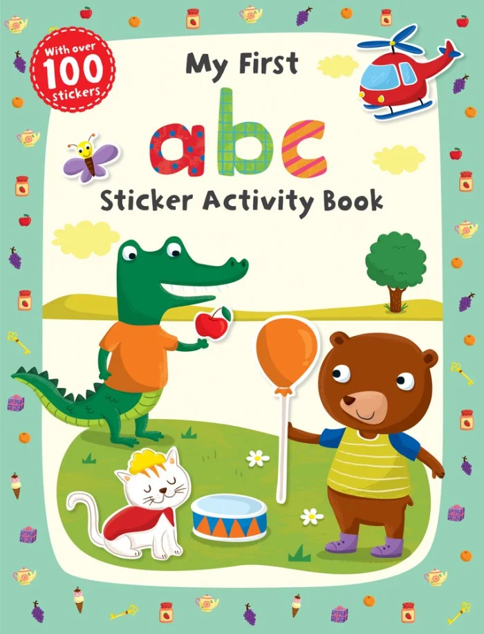 My First abc Sticker Activity Book, nálepkový zošit s aktivitami