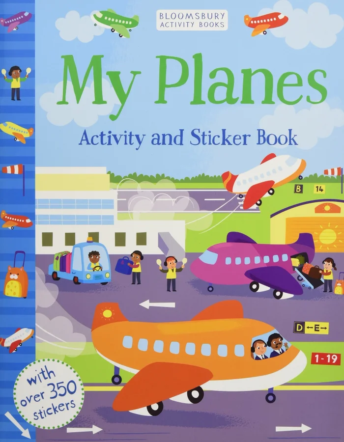 My Planes Activity and Sticker Book, nálepkový zošit s úlohami