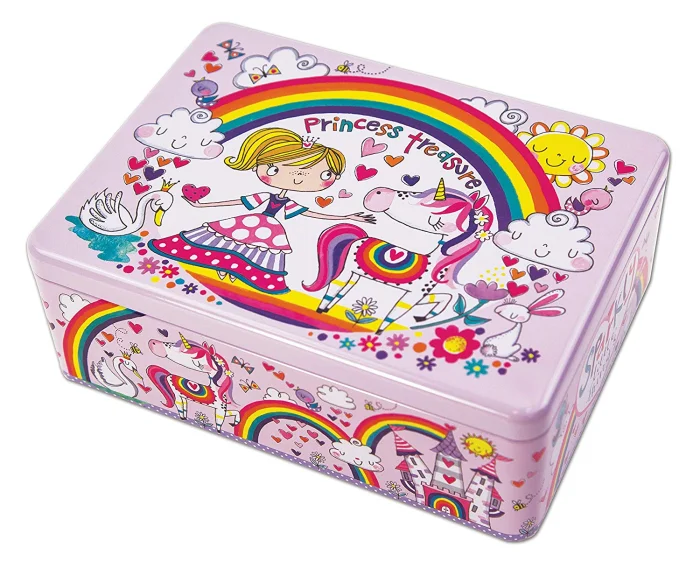 Princess treasure, obdĺžniková plechovka