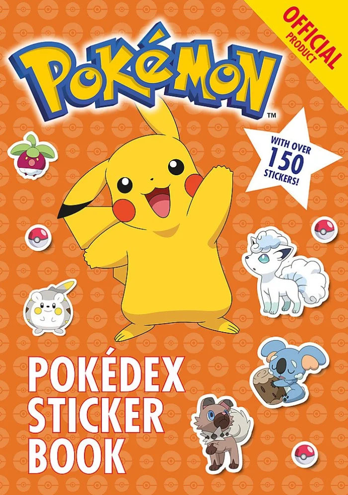 The Official Pokémon Pokédex Sticker Book, nálepkový zošit