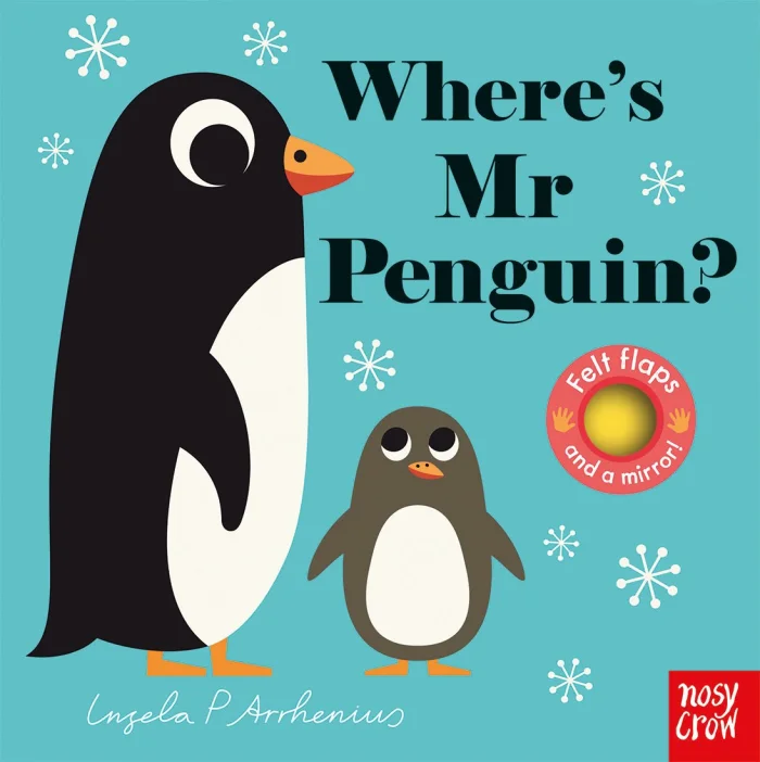 Where's Mr Penguin?, anglická kniha - leporelo