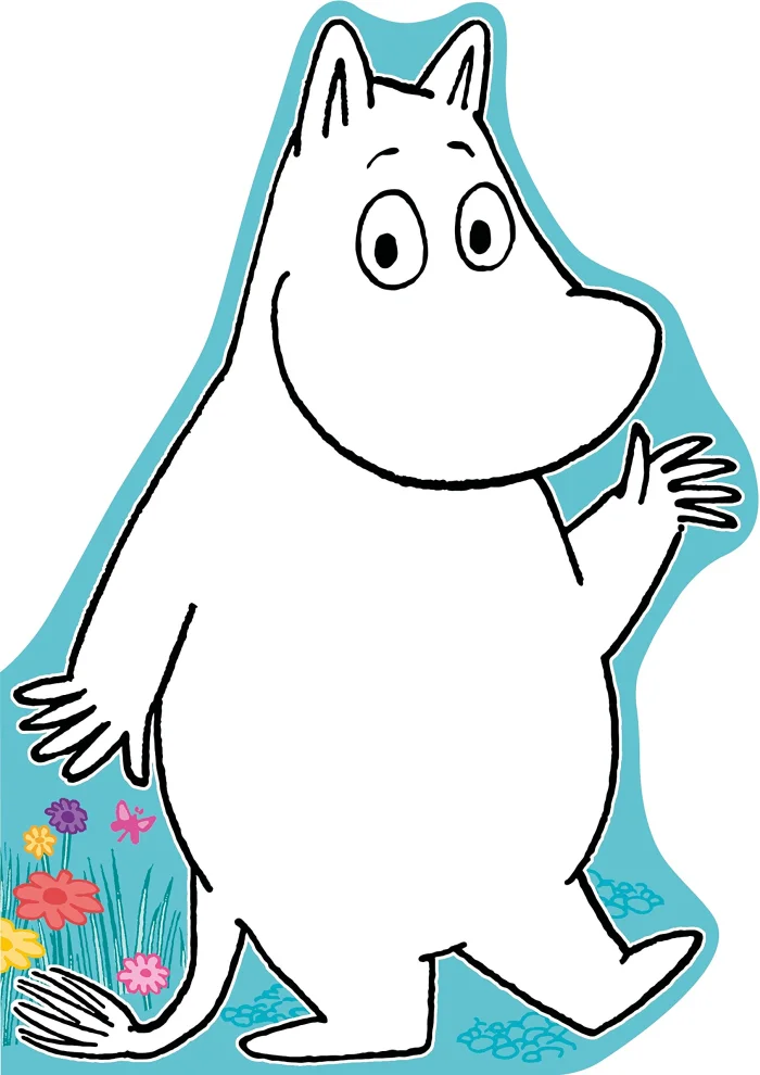 All About Moomin, anglická kniha - leporelo