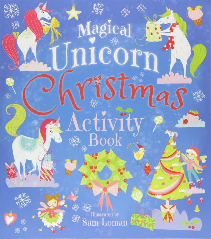 Magical Unicorn Christmas Activity Book, anglická kniha