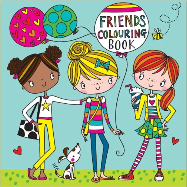 Friends Colouring Book (SQCBK22), omaľovánka