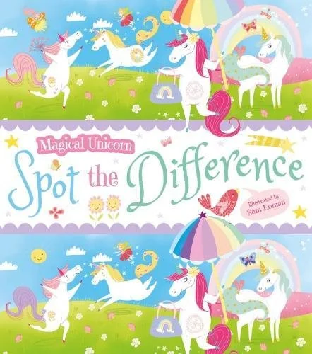 Spot the Difference Activity Book, anglická kniha