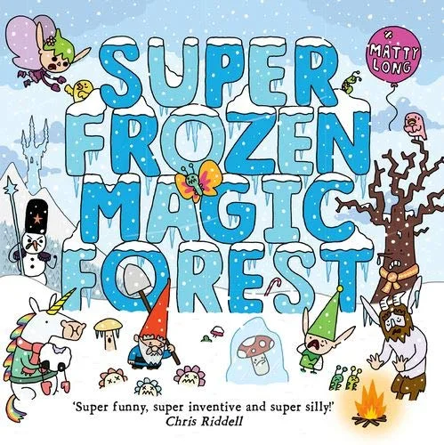 Super Frozen Magic Forest, anglická kniha