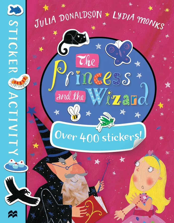 The Princess and the Wizard Sticker Book, nálepkový zošit