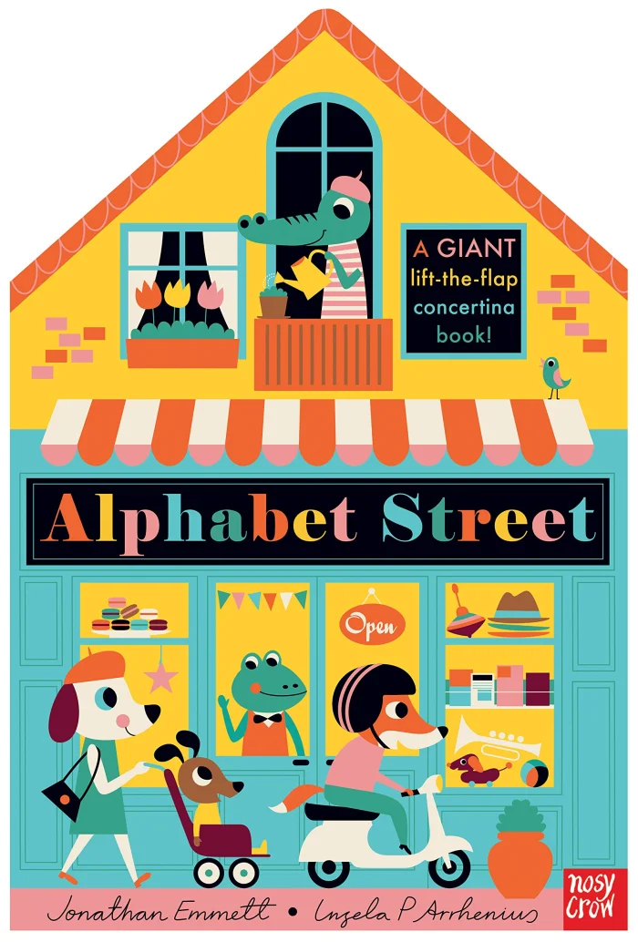 Alphabet Street, anglická kniha - leporelo