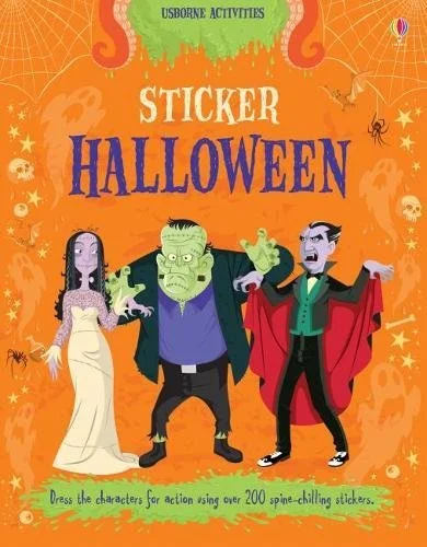 Sticker Halloween, nálepkový zošit