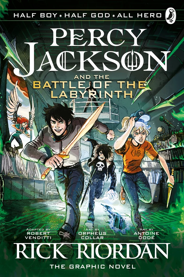 The Battle of the Labyrinth (4), komiks