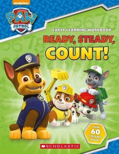 PAW Patrol: Ready, Steady, Count!, nálepkový zošit