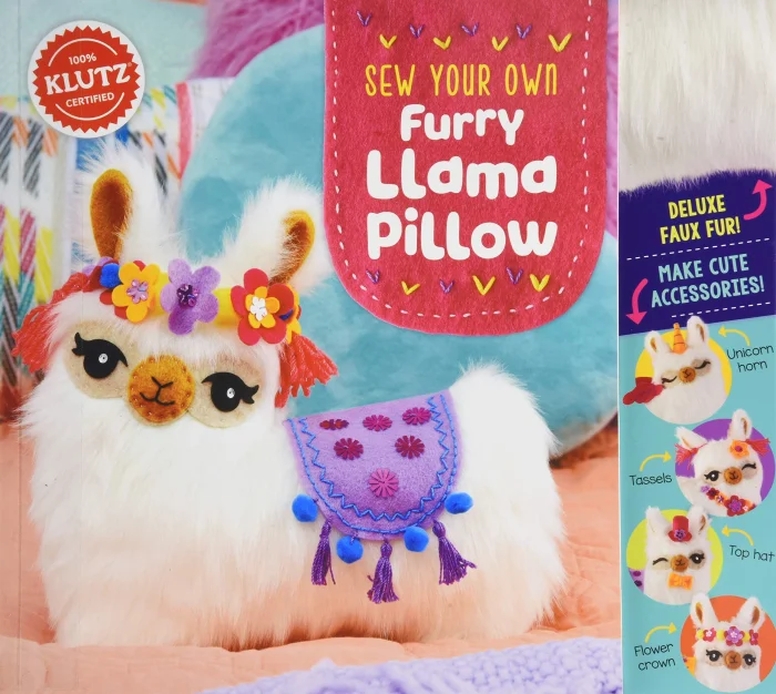Sew Your Own Furry Llama Pillow, activity box
