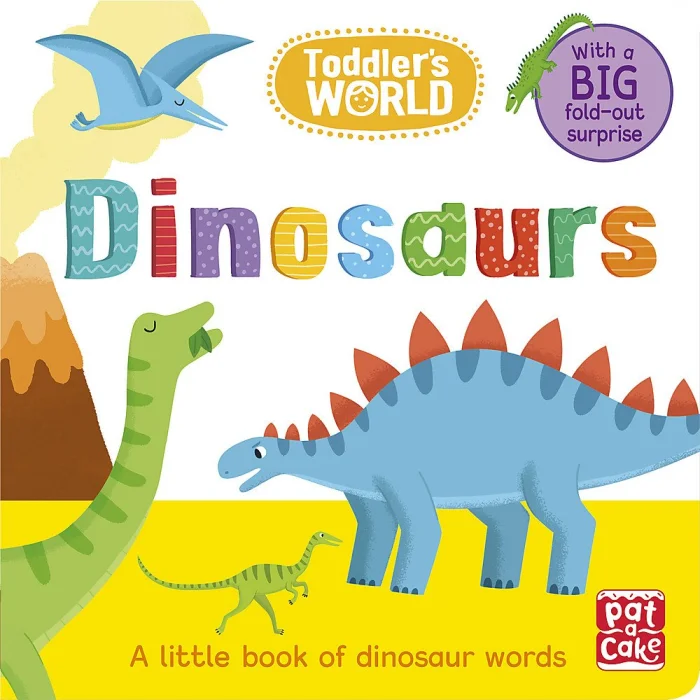 Dinosaurs, anglická kniha - leporelo