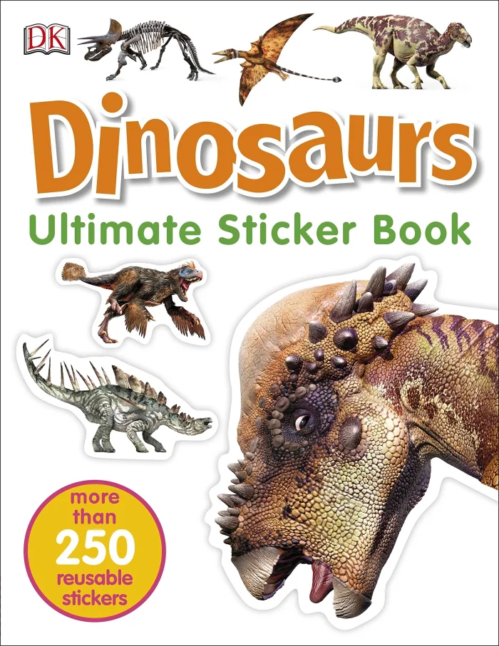 Dinosaurs Ultimate Sticker Book, nálepkový zošit