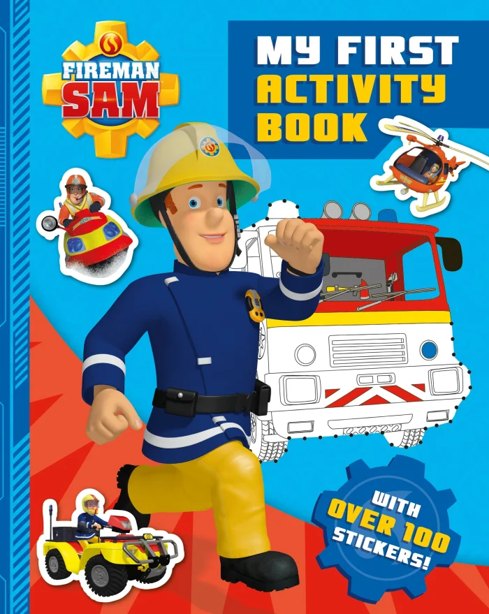 Fireman Sam: My First Activity Book, nálepkový zošit s aktivitami