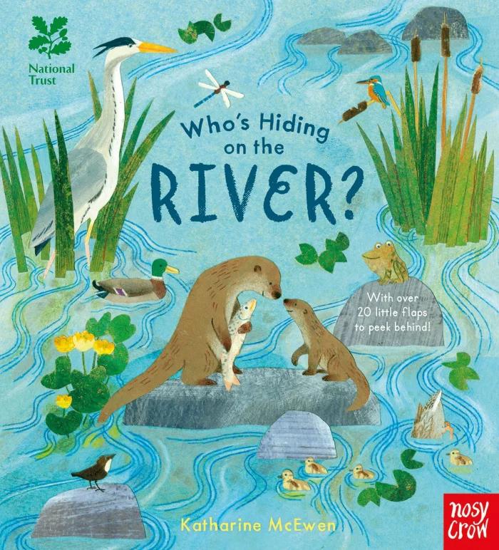 Who's Hiding on the River?, anglická kniha - leporelo