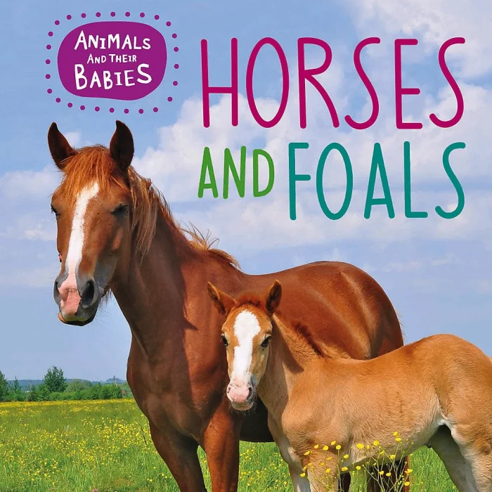 Horses & foals, anglická kniha