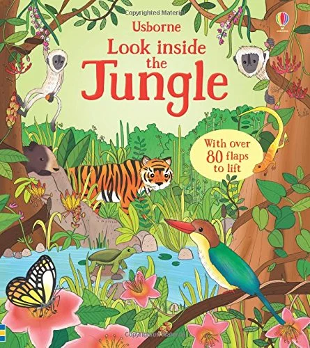 Jungle, anglická kniha - leporelo