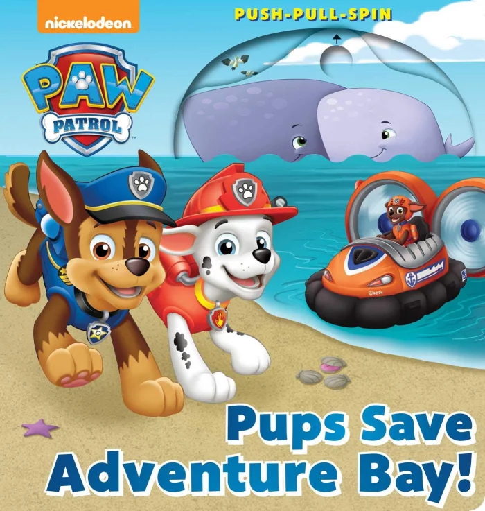 Pups Save Adventure Bay!, anglická kniha - leporelo
