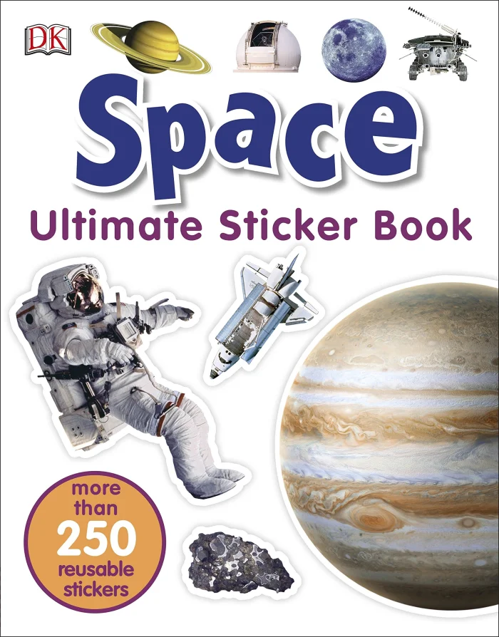 Space Ultimate Sticker Book, nálepkový zošit