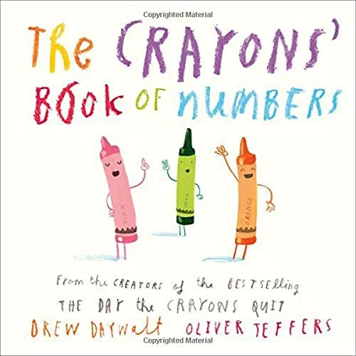 The Crayons’ Book of Numbers, anglická kniha - leporelo