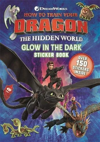 The Hidden World: Glow in the Dark Sticker Book, nálepkový zošit s aktivitami