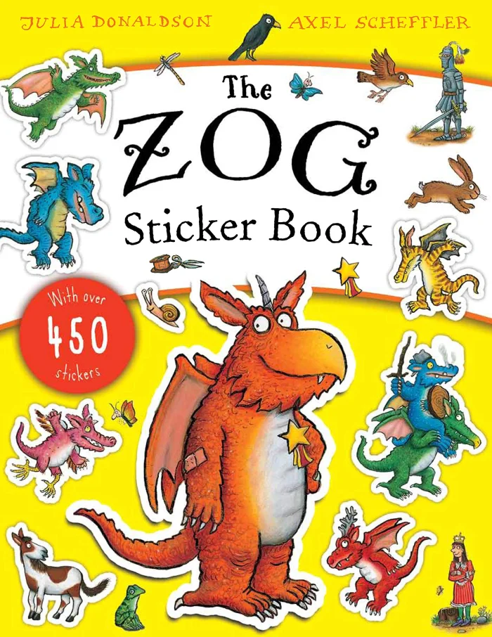 The Zog Sticker Book, nálepkový zošit s aktivitami
