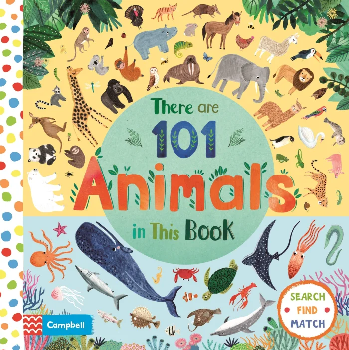 There Are 101 Animals In This Book, anglická kniha - leporelo