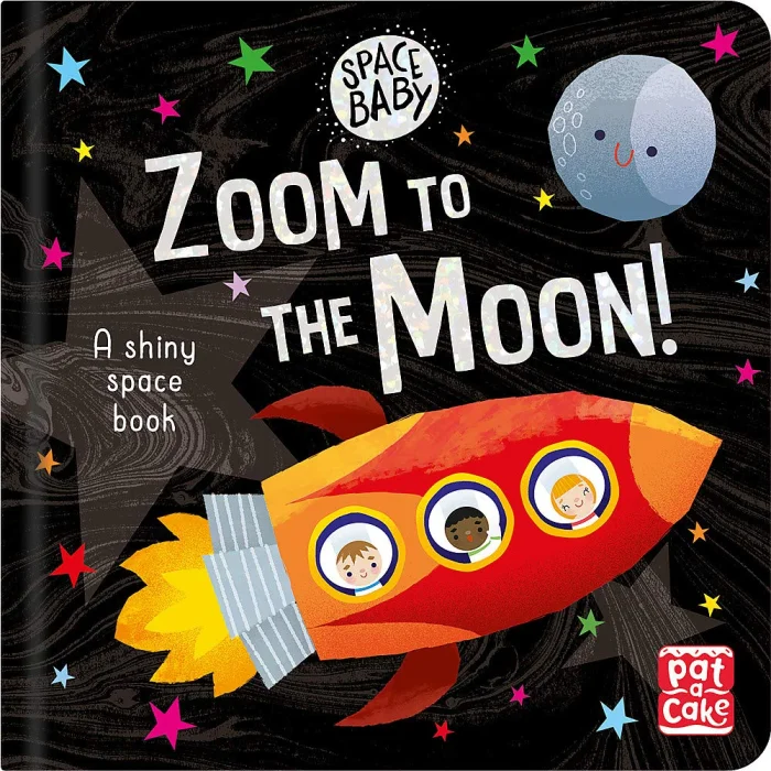 Zoom to the Moon!, anglická kniha - leporelo