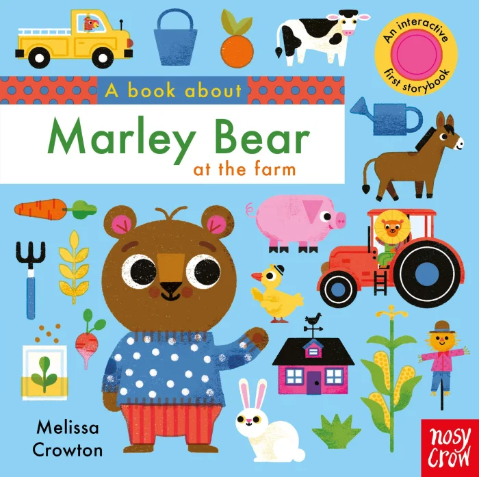 A Book About Marley Bear at the Farm, anglická kniha - leporelo