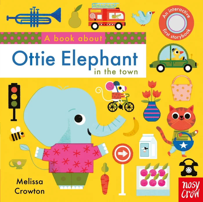 A Book About Ottie Elephant in the Town, anglická kniha - leporelo