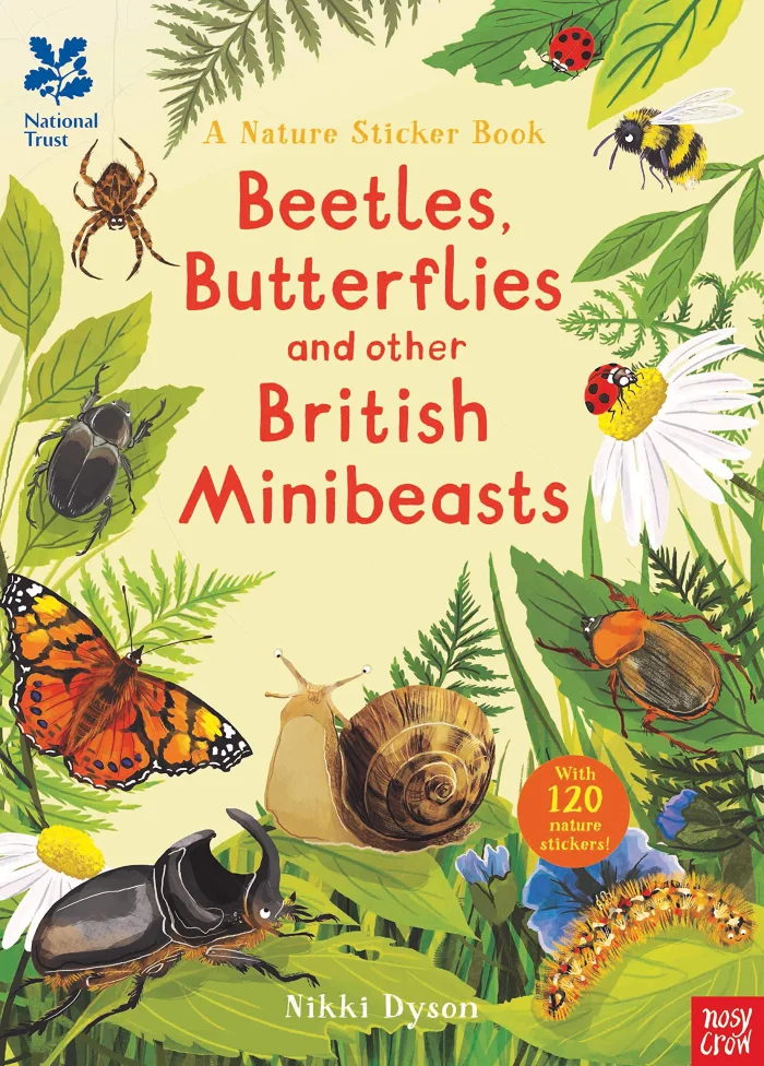 Beetles, Butterflies and other Minibeasts, nálepkový zošit