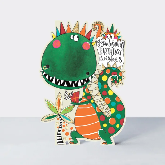 Birthday Wishes Dinosaur (DAR9), prianie