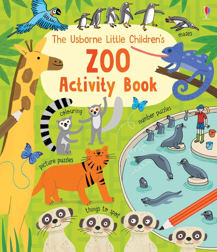 Little Childrens Zoo Acivity Book, zošit s aktivitami