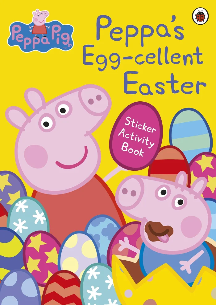 Peppa’s Egg-cellent Easter Sticker Activity Book, nálepkový zošit s aktivitami