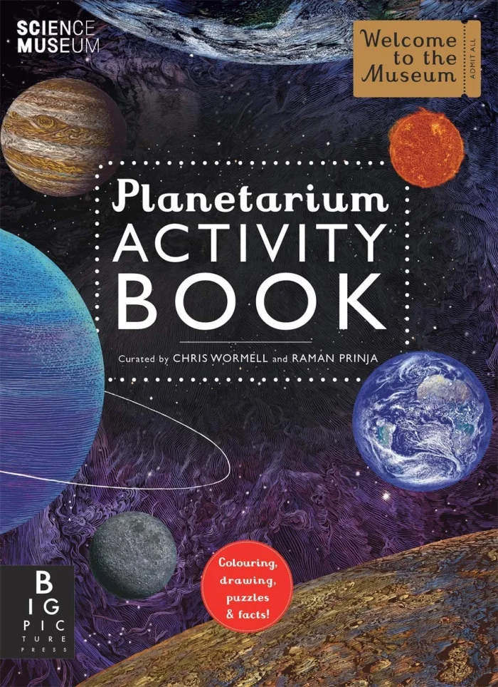 Planetarium Activity Book, anglická kniha s aktivitami