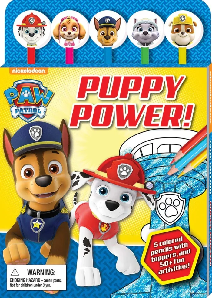 Puppy Power!, omaľovánka s ceruzkami