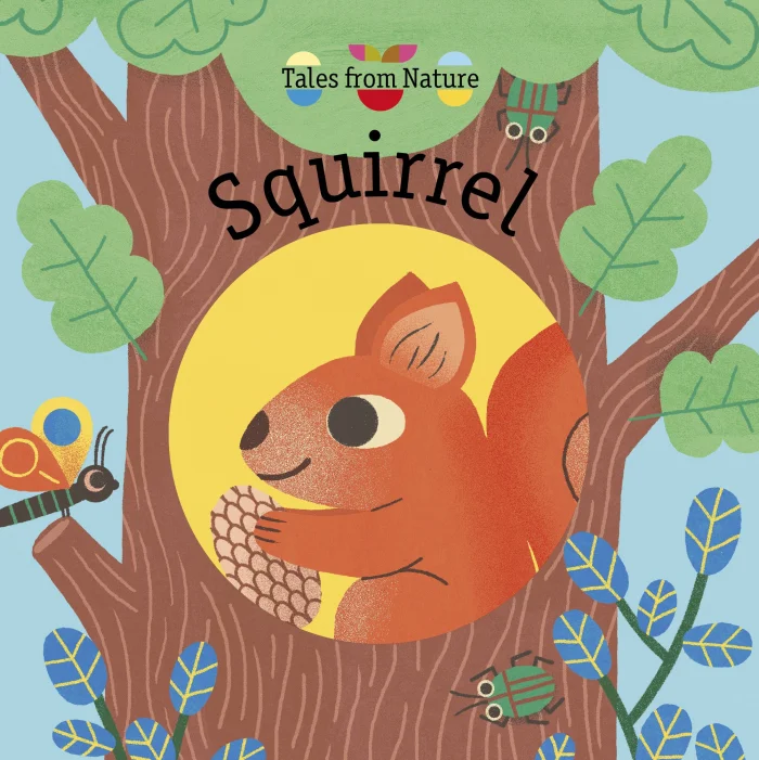Squirrel, anglická kniha - leporelo