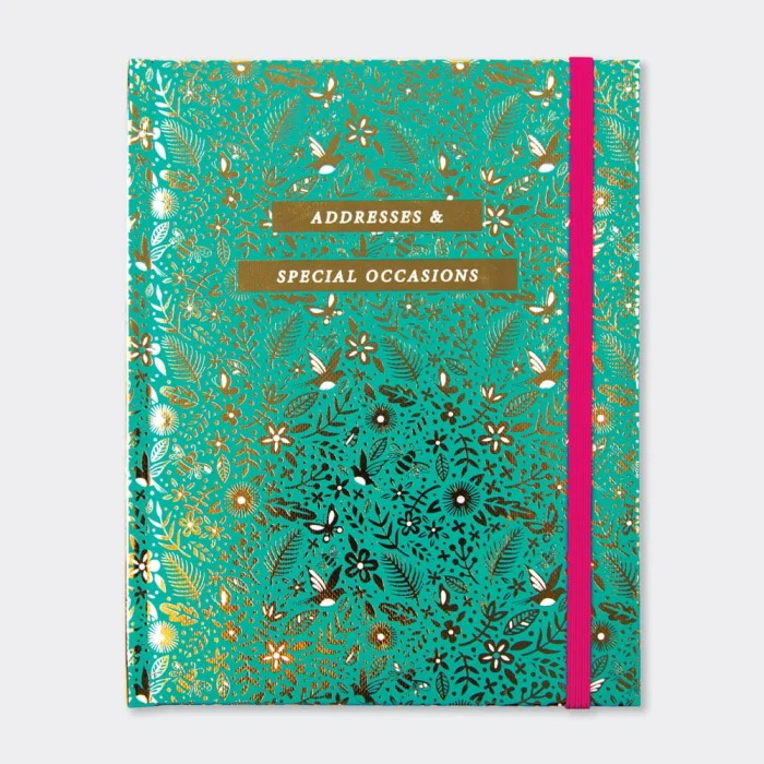 Teal & Gold Floral, adresár