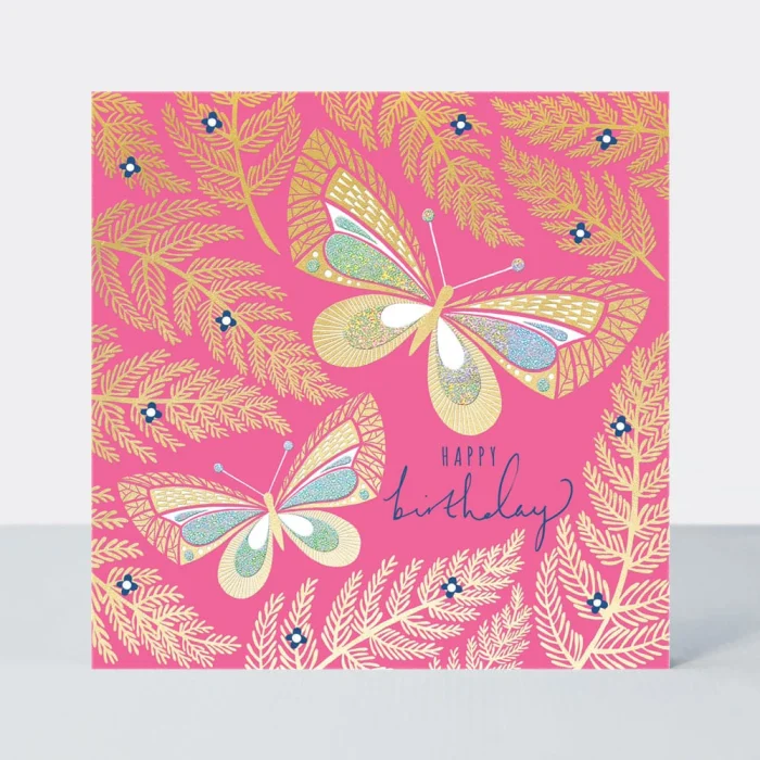 Birthday Pink Butterflies, prianie